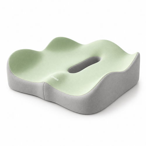 Ergonomic Memory Foam Seat Cushion for Office Chair, Car & Tailbone Relief